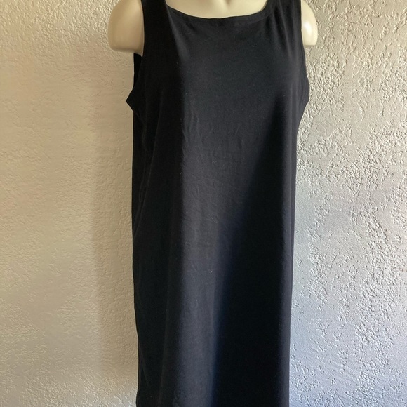 EILEEN Fisher MED  organic cotton sleeveless tunic  Made in USA . - Picture 3 of 10